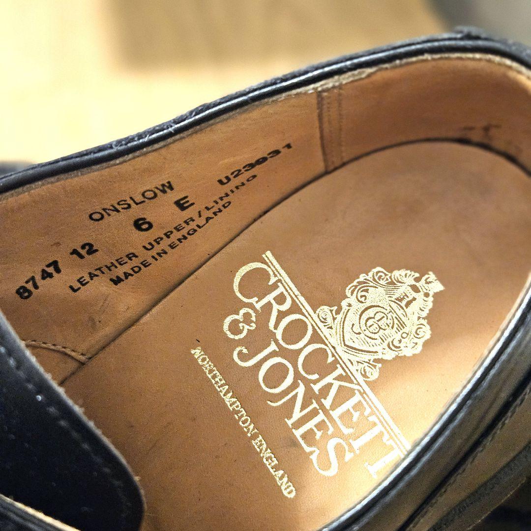 クロケット&ジョーンズ オンスロウ6E Uチップシューズ/モールトンローファー