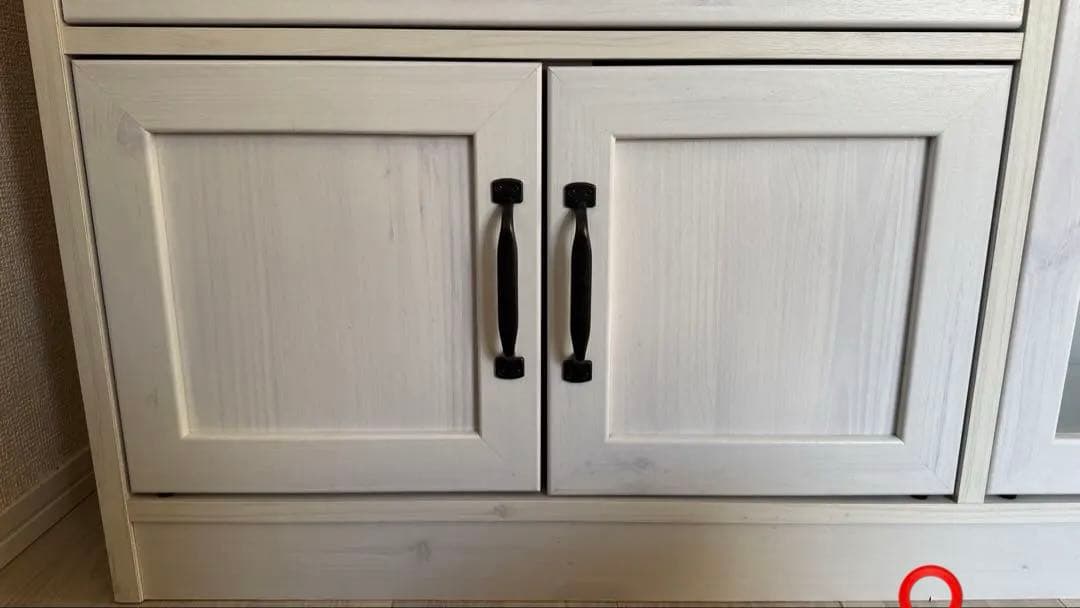 【SESAME】食器棚 レンジ台 キッチンカウンター LUK80-120L