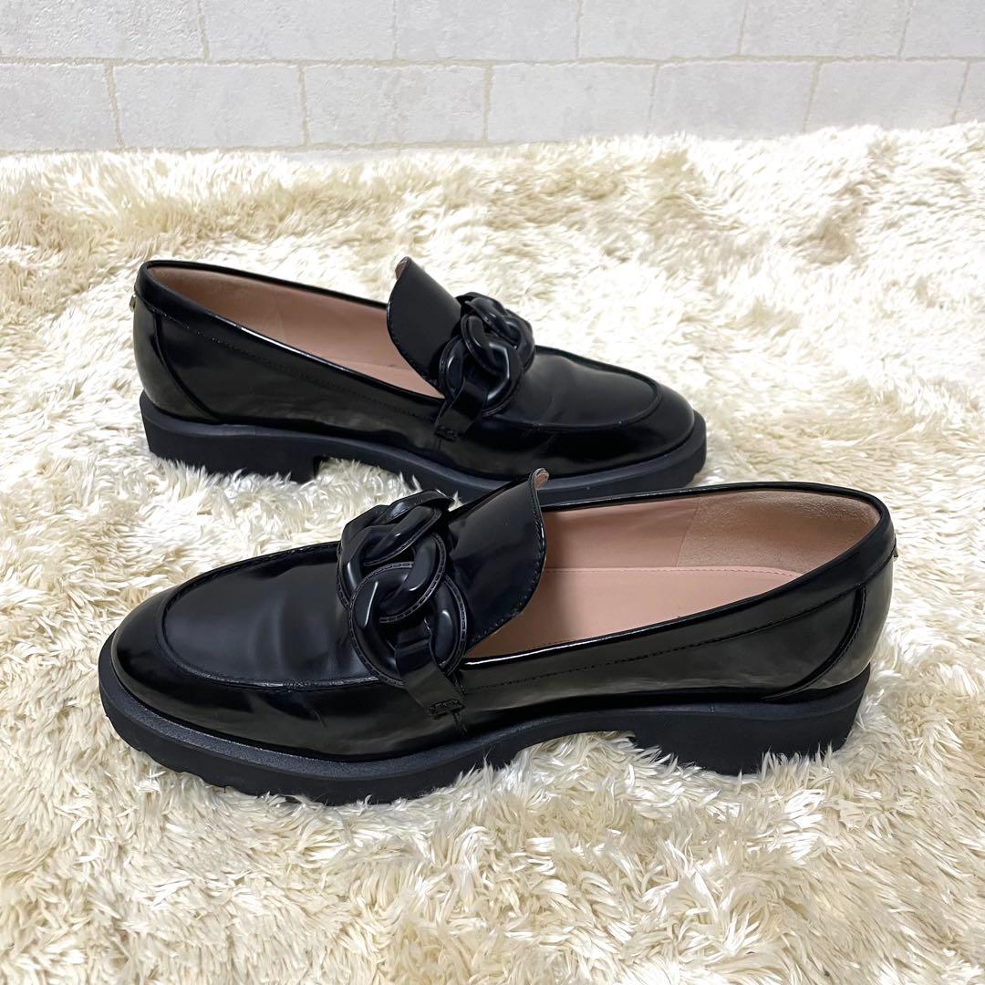 コールハーン　COLE HAAN ジュネーブチェーンローファー　黒　25cm