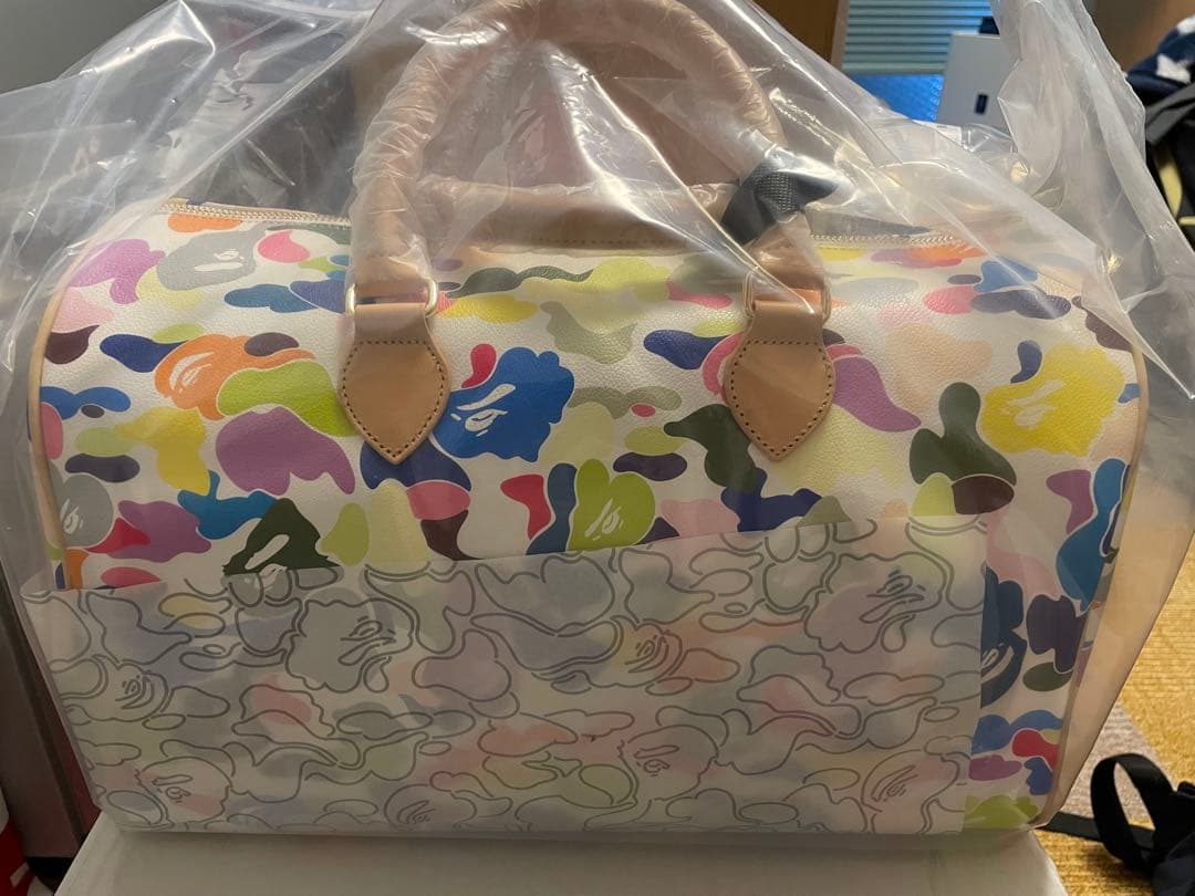 新品 bape ape MULTI CAMO BOSTON BAG