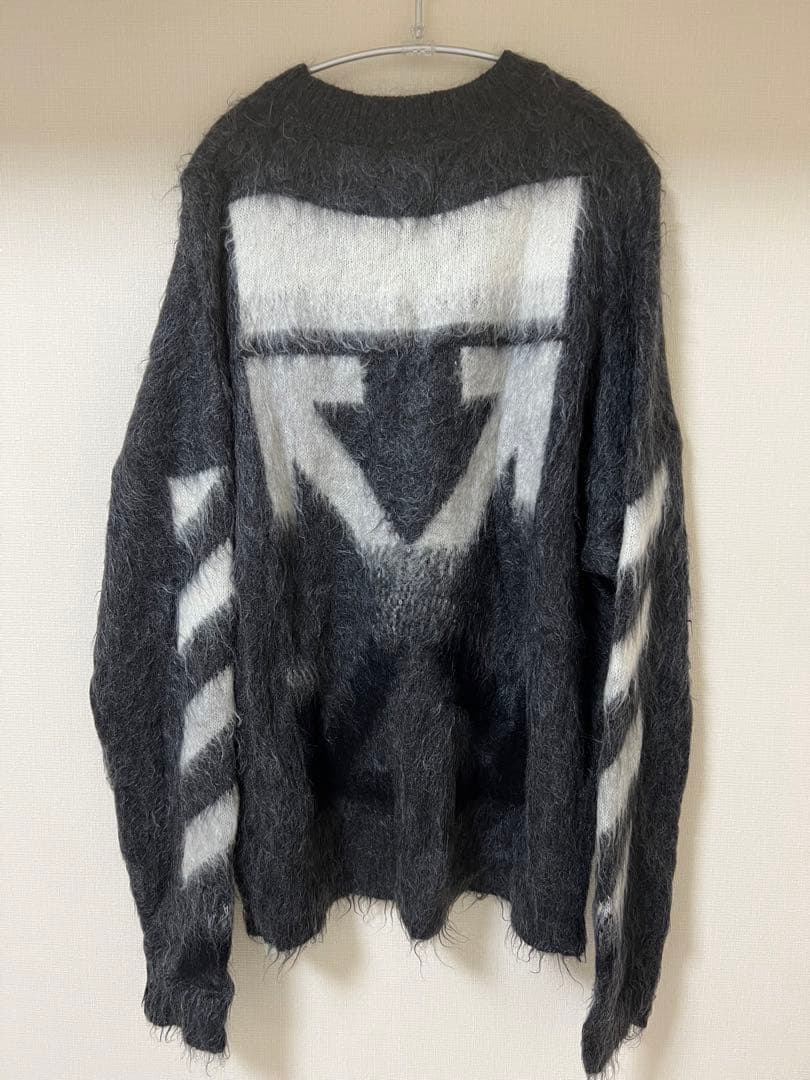 正規品 美品 off-White モヘアニット メンズ レディース