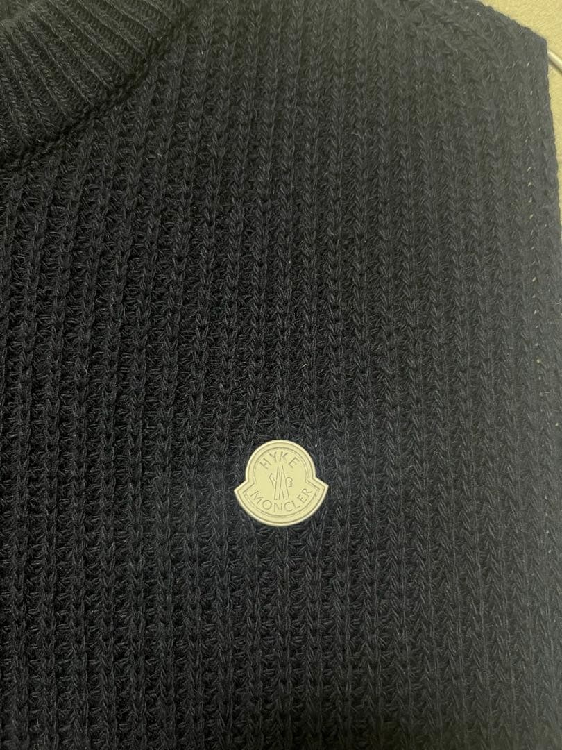 MONCLER HYKEネイビー ニットベスト新品未使用　モンクレール　ハイク