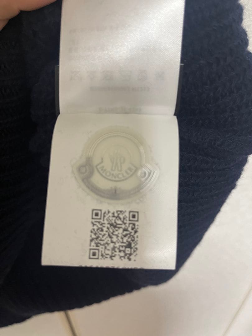 MONCLER HYKEネイビー ニットベスト新品未使用　モンクレール　ハイク