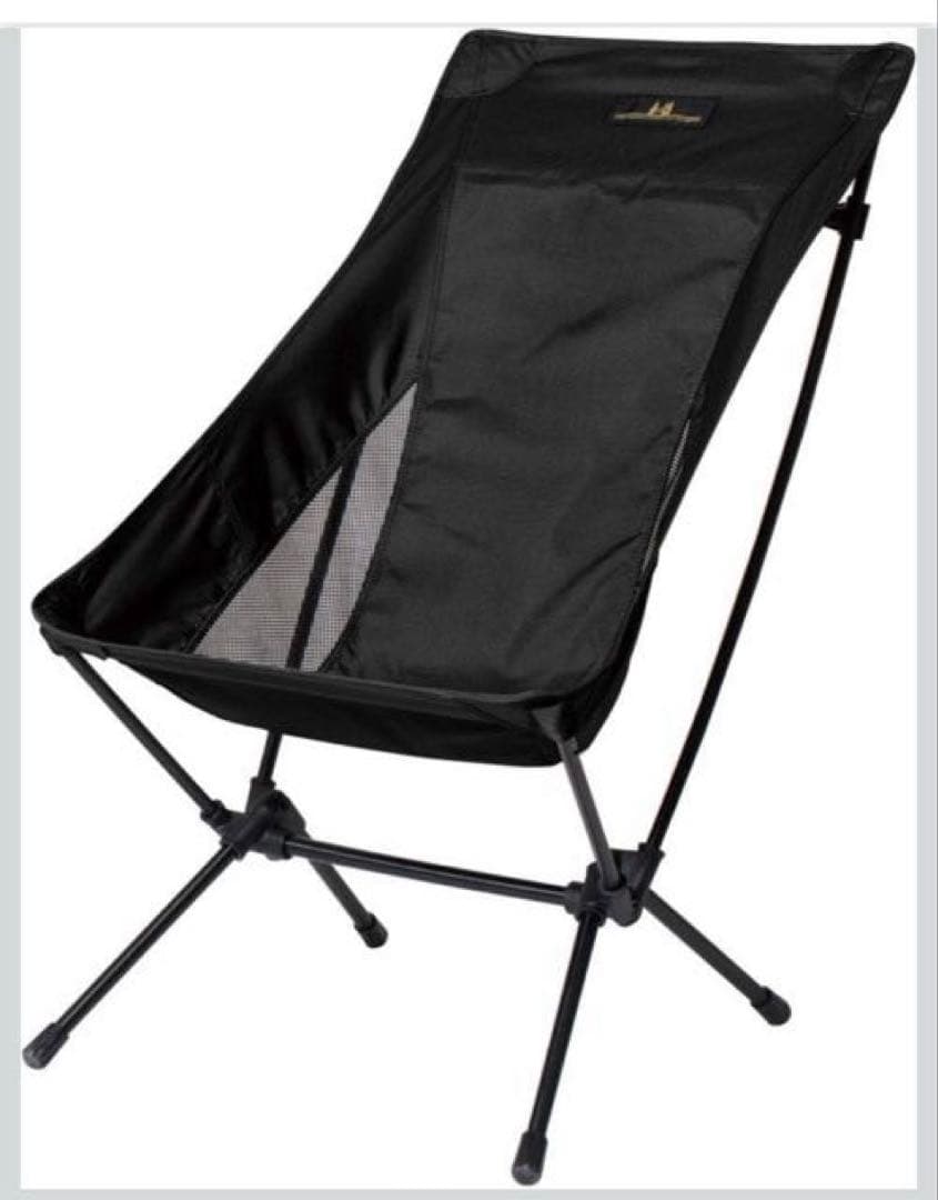 【美品】ogawa　アウトドアチェア ツーアングルチェアL／ブラック