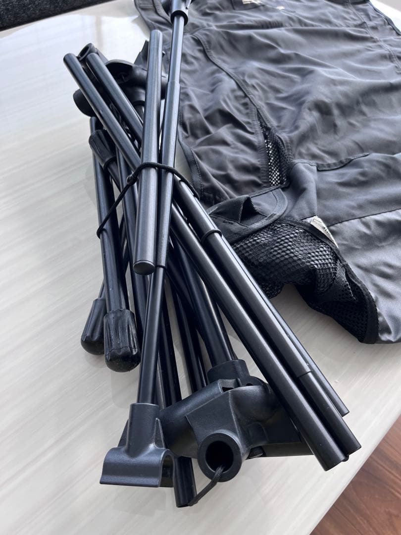 【美品】ogawa　アウトドアチェア ツーアングルチェアL／ブラック