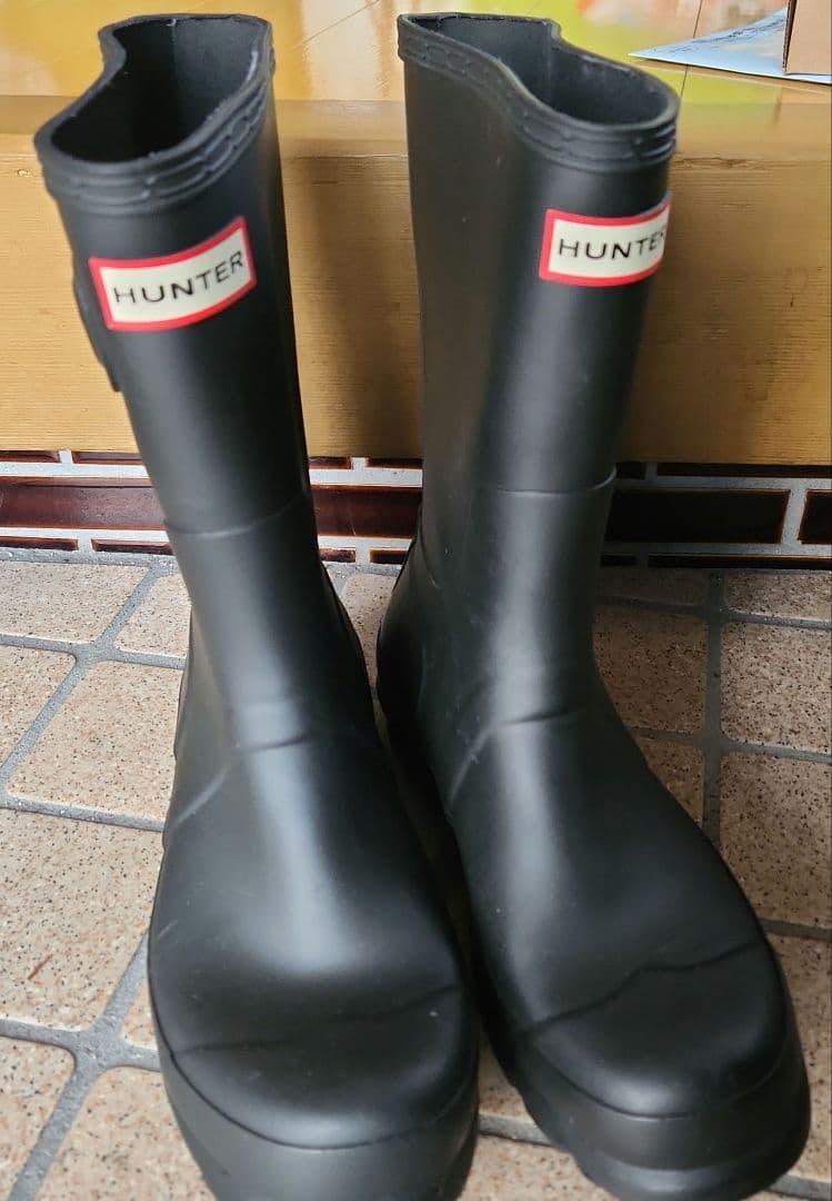 HUNTER ブーツ ブラック　26センチ