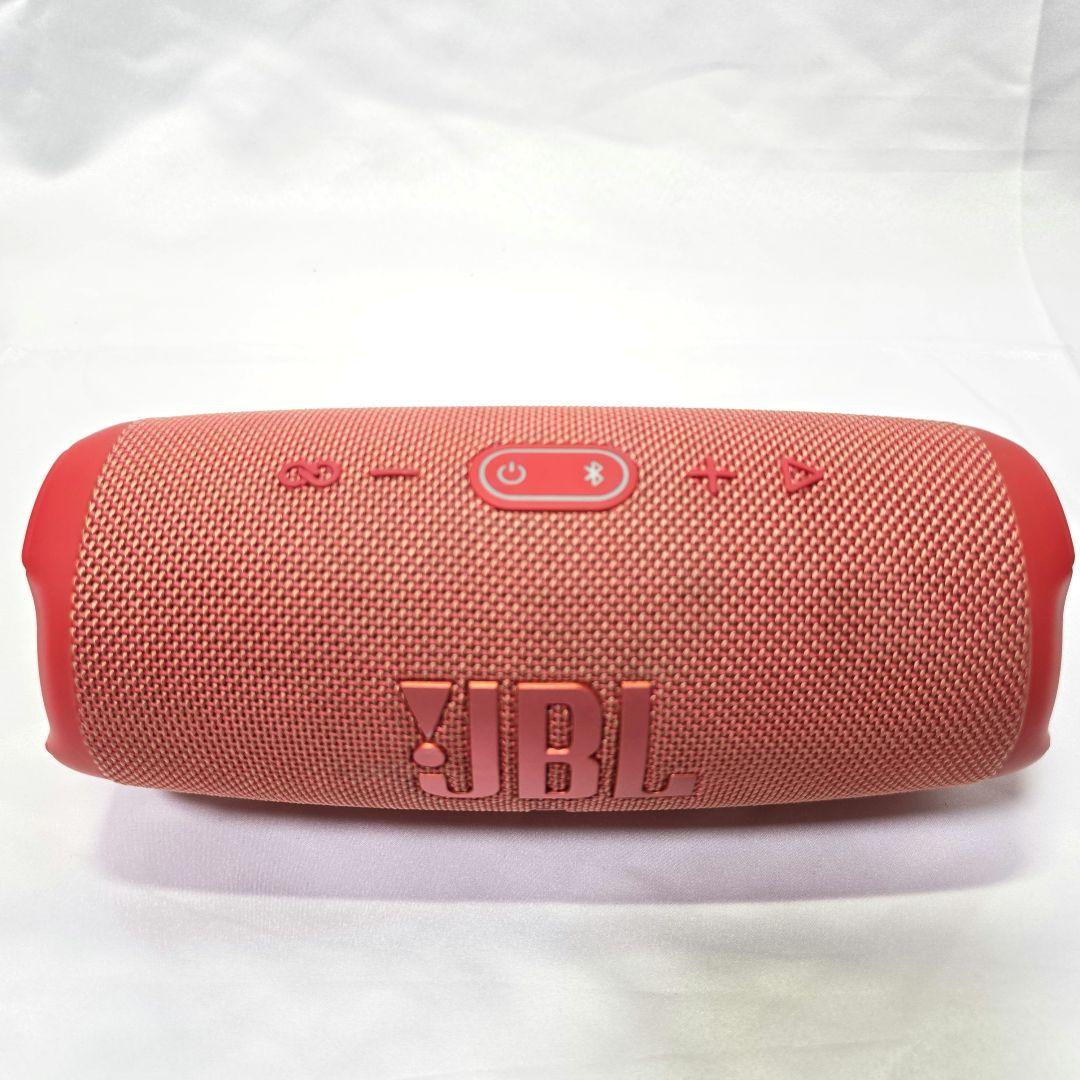 【美品】JBL CHARGE5 レッド　ワイヤレススピーカー　充電ケーブル付属