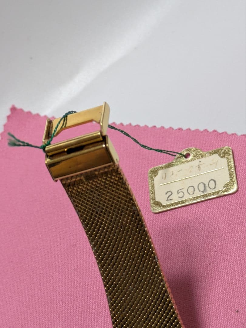 RICOH ブラック＆ ゴールド アンティーククォーツ腕時計