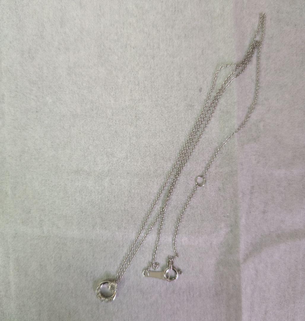 ☆29日のみ☆ ポンテヴェキオ pt999 ピュアプラチナ ダイヤ ネックレス