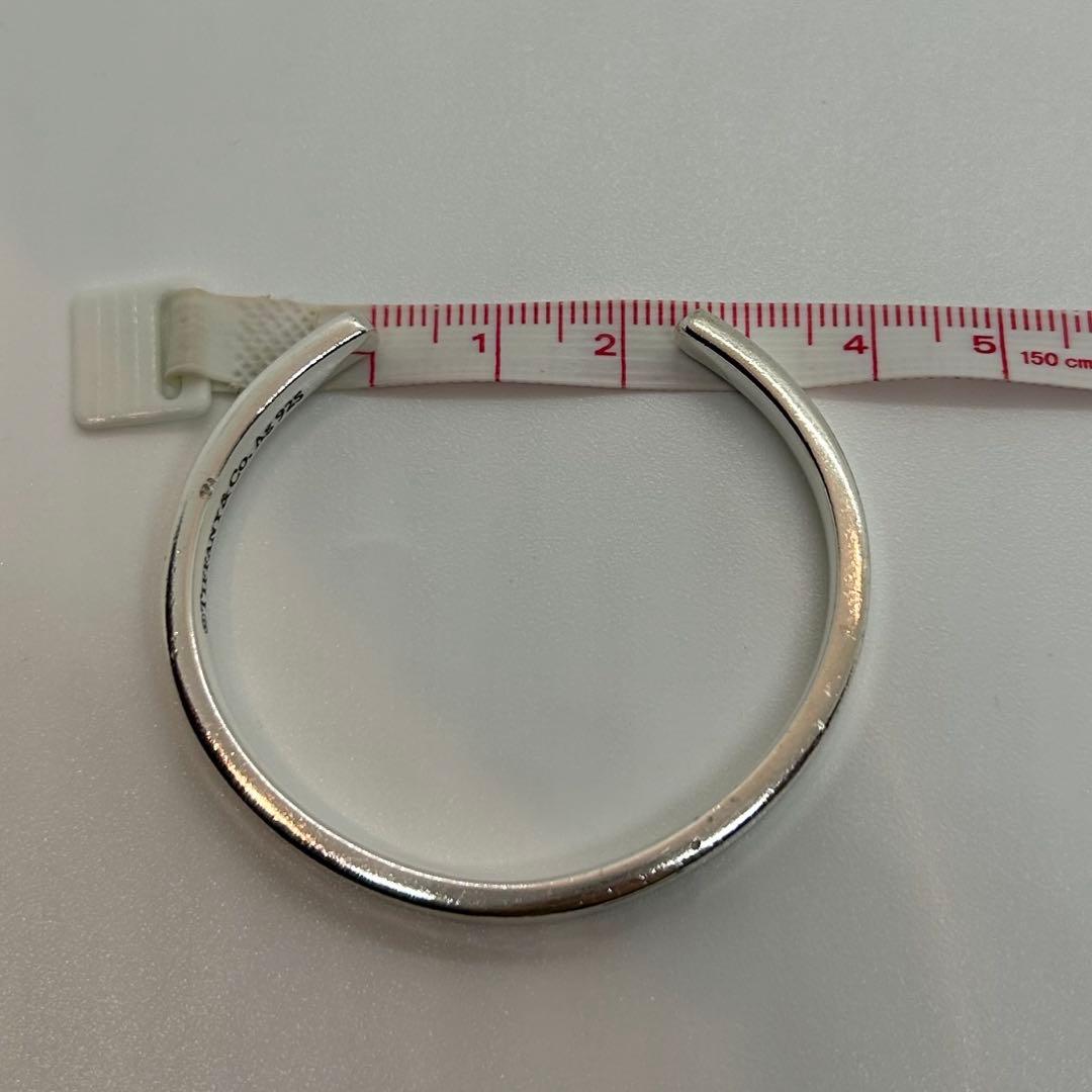 Tiffany & Co. 925シルバー ナローバングル