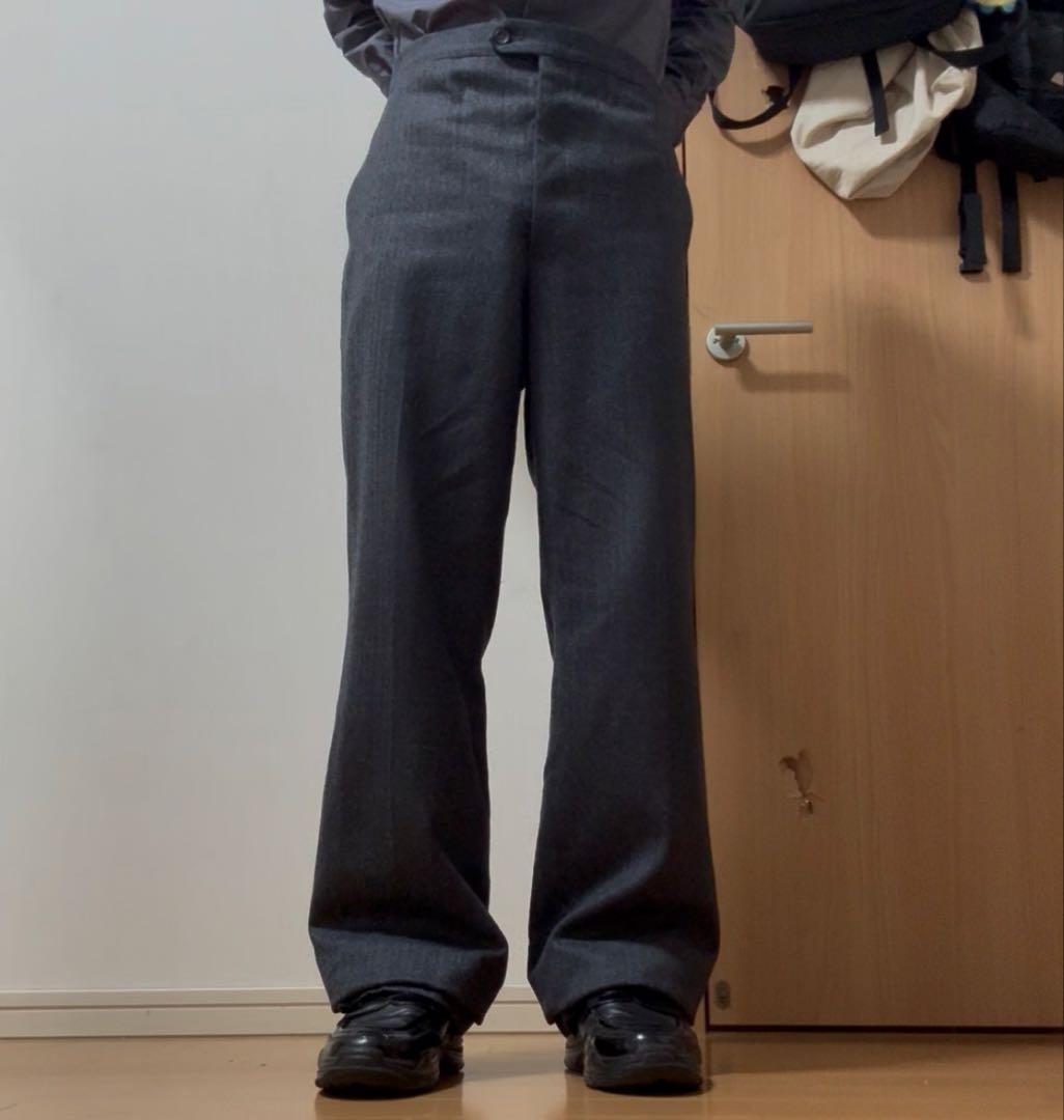 【dissonance】【sullen】グレーウールスラックス