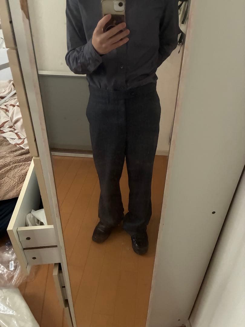 【dissonance】【sullen】グレーウールスラックス