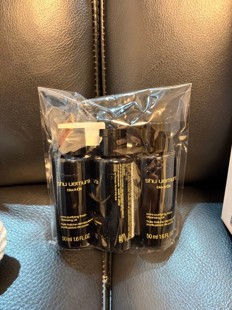 shu uemura black Oil クレンジングオイル　50ml3本セット