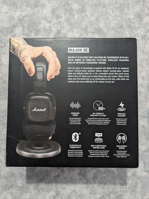 Marshall ワイヤレスヘッドホン Major Ⅳ C01-01