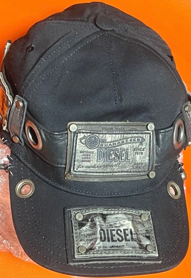 DIESEL ディーゼル　CAP ブラック　カスタムキャップ　アーカイブ