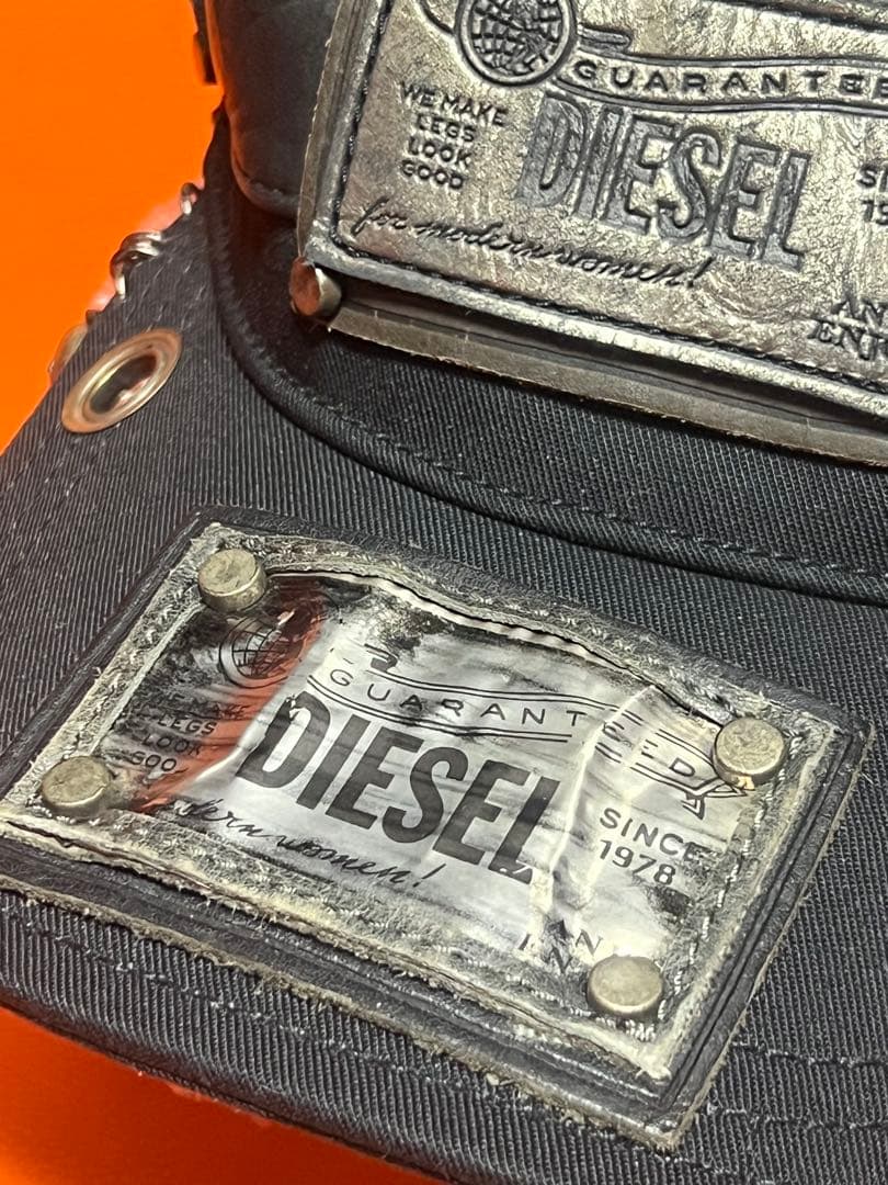 DIESEL ディーゼル　CAP ブラック　カスタムキャップ　アーカイブ