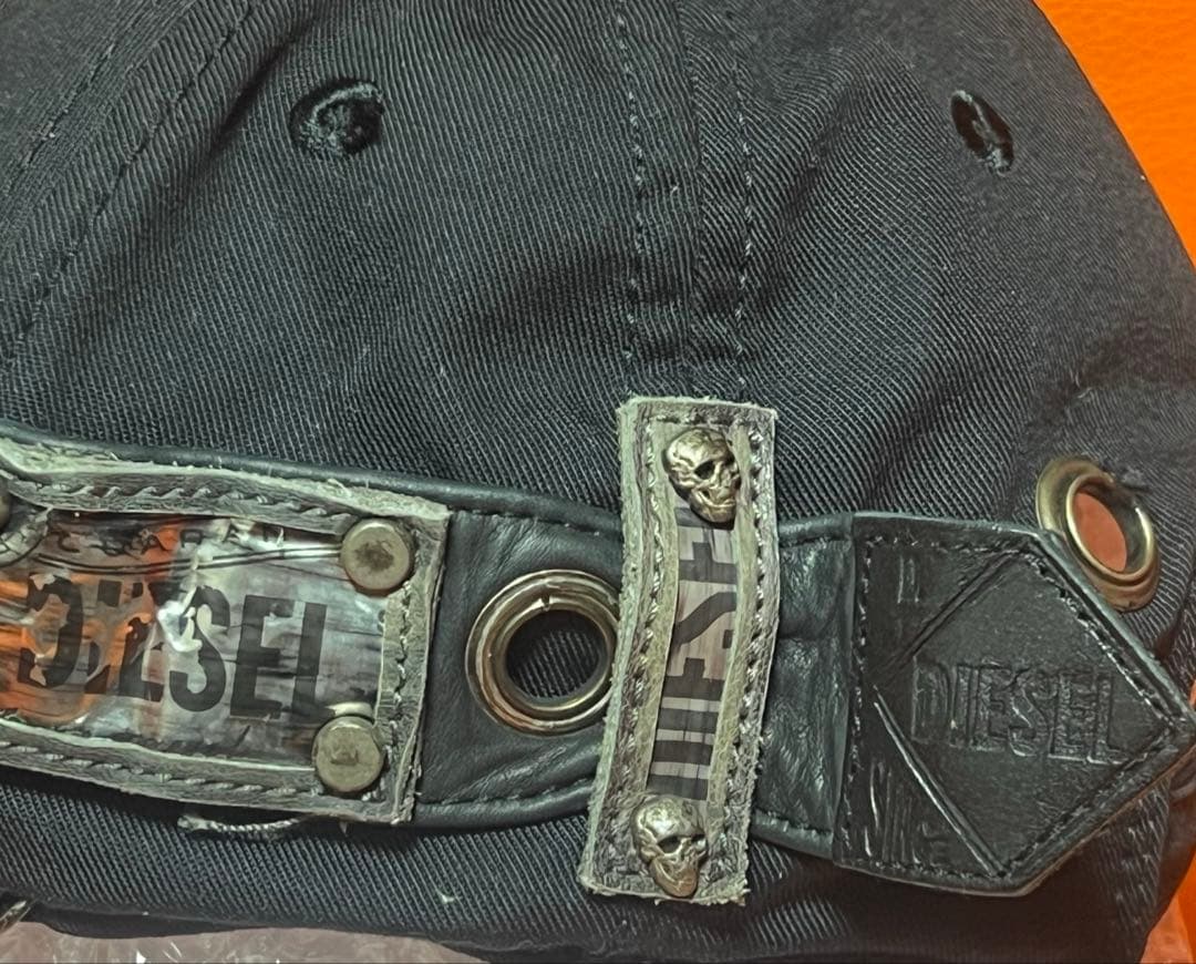 DIESEL ディーゼル　CAP ブラック　カスタムキャップ　アーカイブ