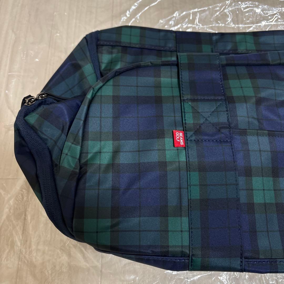 土日限定価格【BEAMS GOLF】シューズケース付き ボストンバッグ