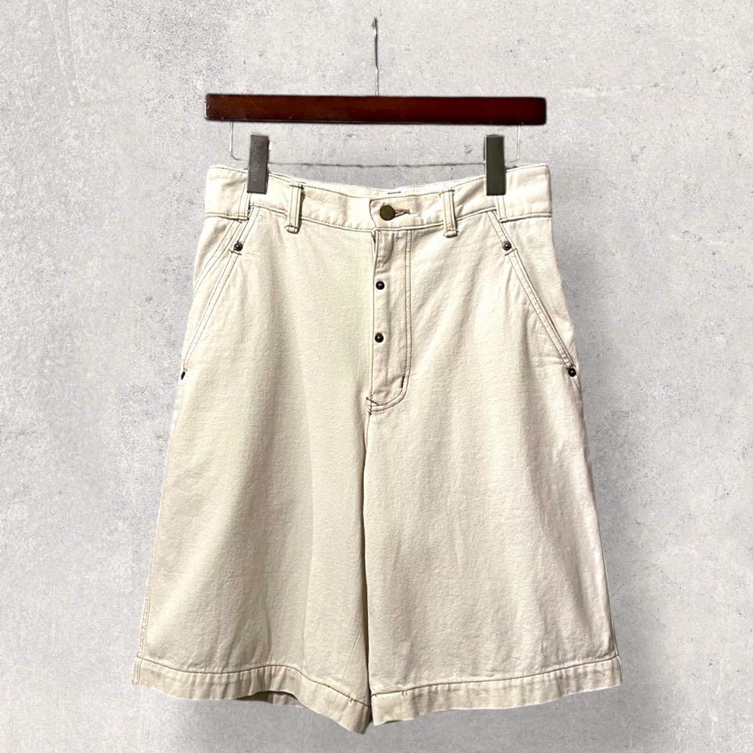 希少rare I.S. 80年代 ISSEY MIYAKE 白 ワイドショーツ