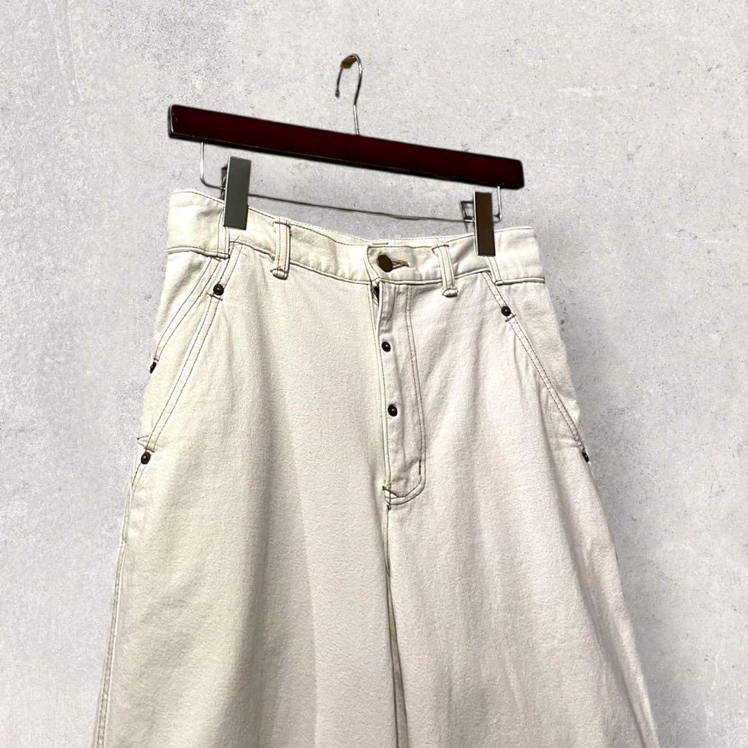 希少rare I.S. 80年代 ISSEY MIYAKE 白 ワイドショーツ