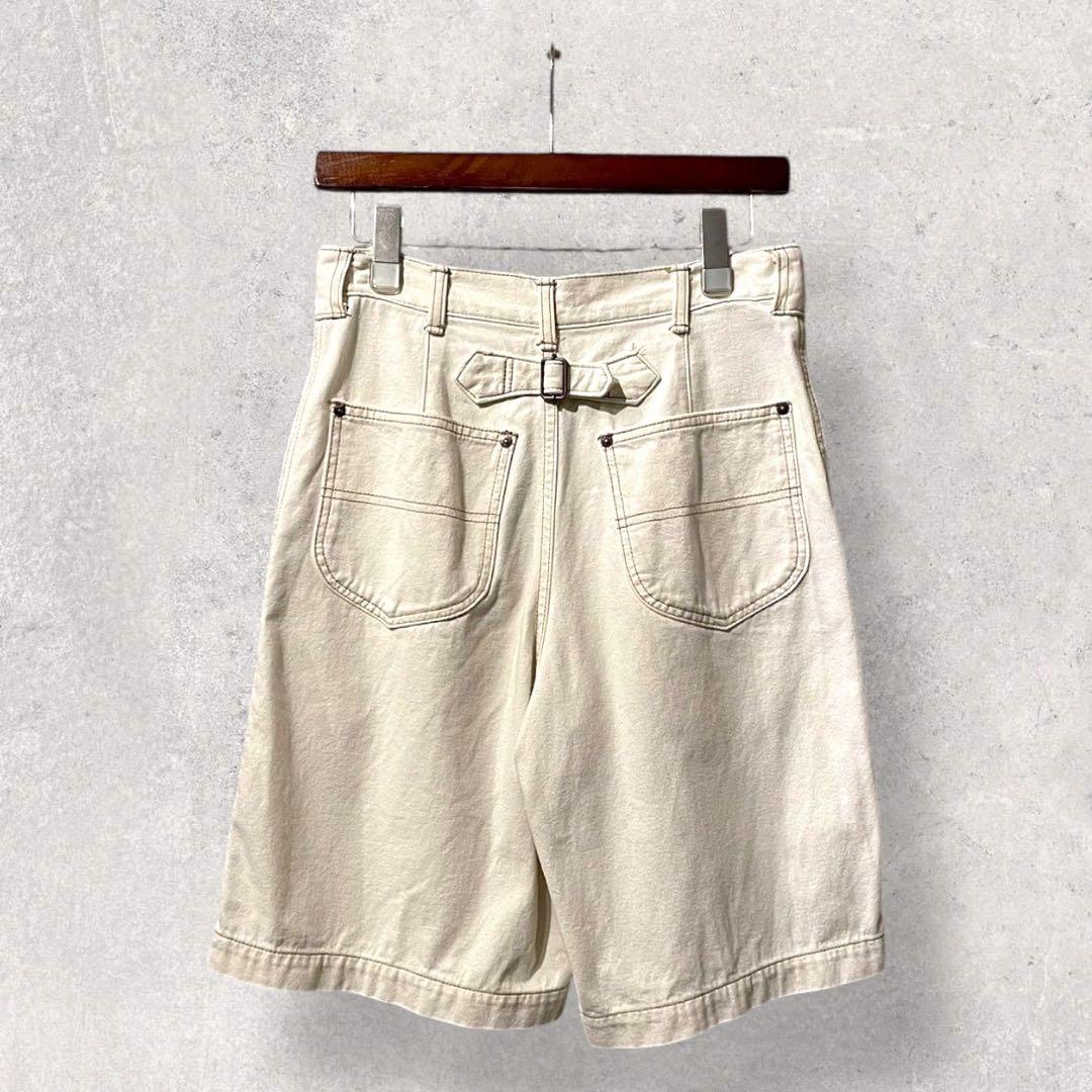 希少rare I.S. 80年代 ISSEY MIYAKE 白 ワイドショーツ