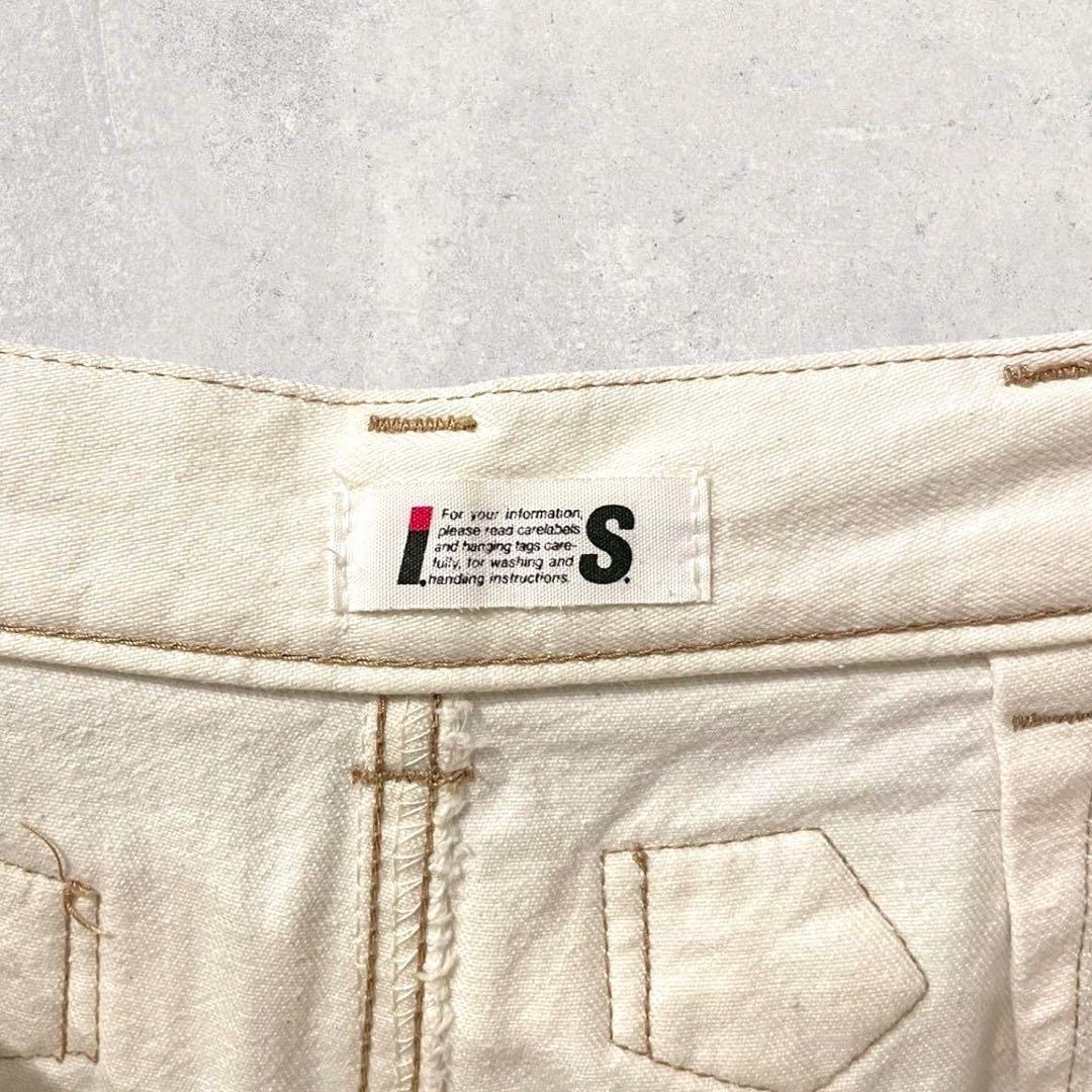 希少rare I.S. 80年代 ISSEY MIYAKE 白 ワイドショーツ