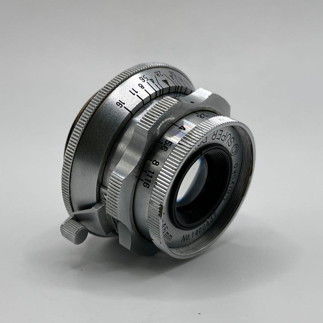CHIYOKO SUPER ROKKOR 45mm f2.8 梅鉢 Lマウント