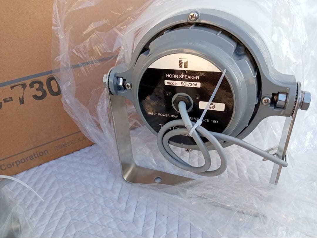 TOA　2個で60W選挙スピーカー広報　車載アンプ60W　マイク1本 スピーカー