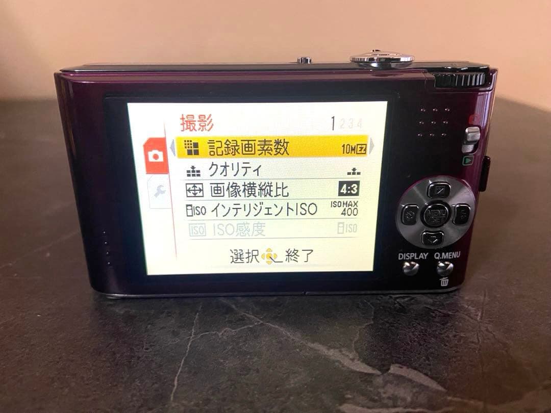 美品 パナソニックLUMIX DMC-FX66 デジタルカメラ パープル