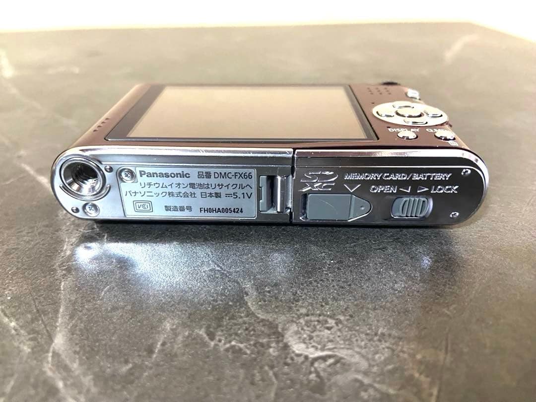 美品 パナソニックLUMIX DMC-FX66 デジタルカメラ パープル