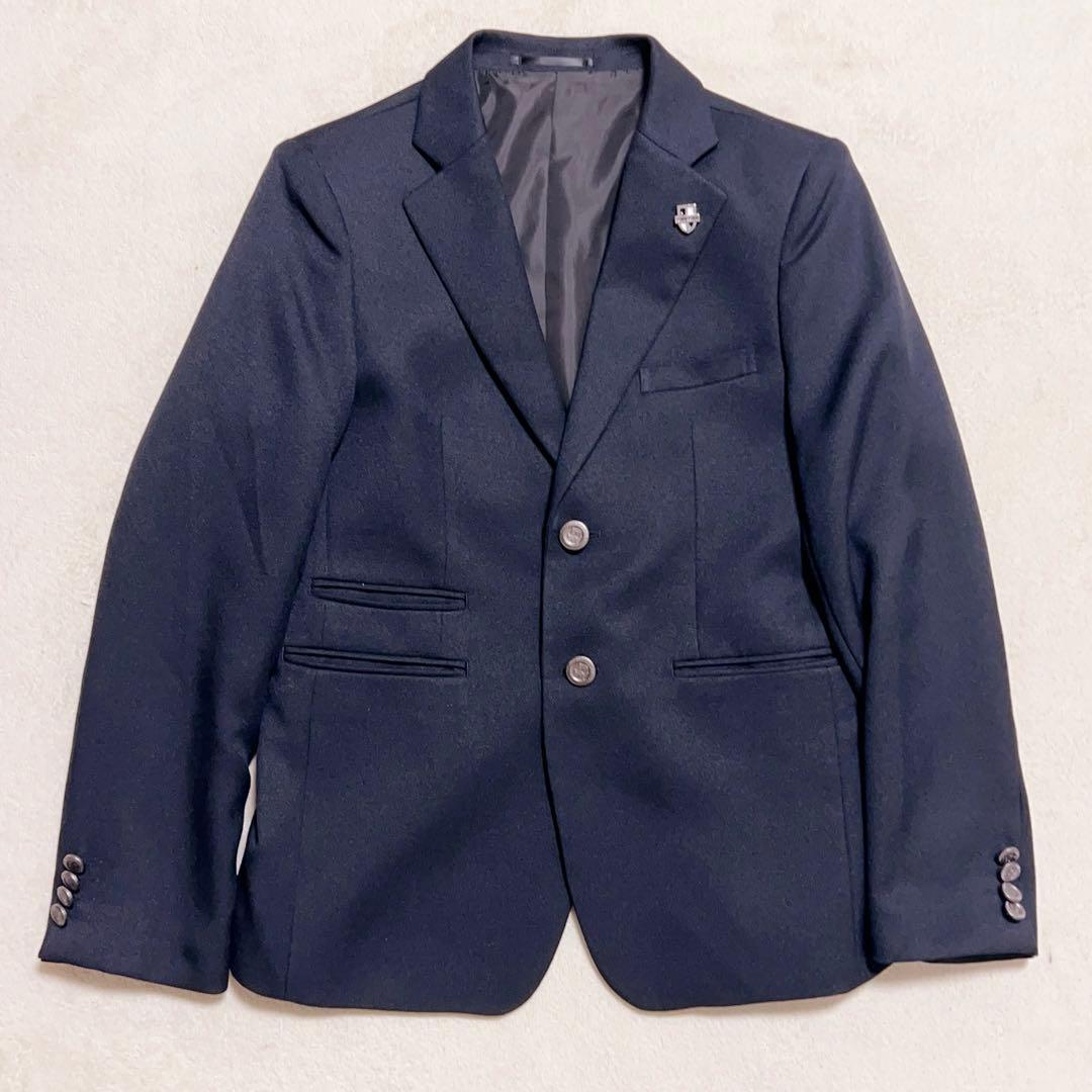 美品　jommjomm スーツセット　160cm 男の子 ネイビー　銀ボタン