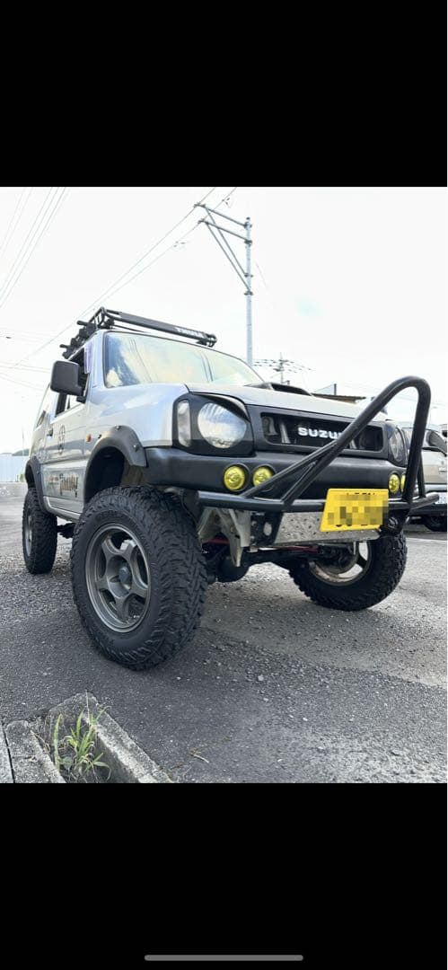 ジムニー JB23 フロントバンパー ダブルフォグ