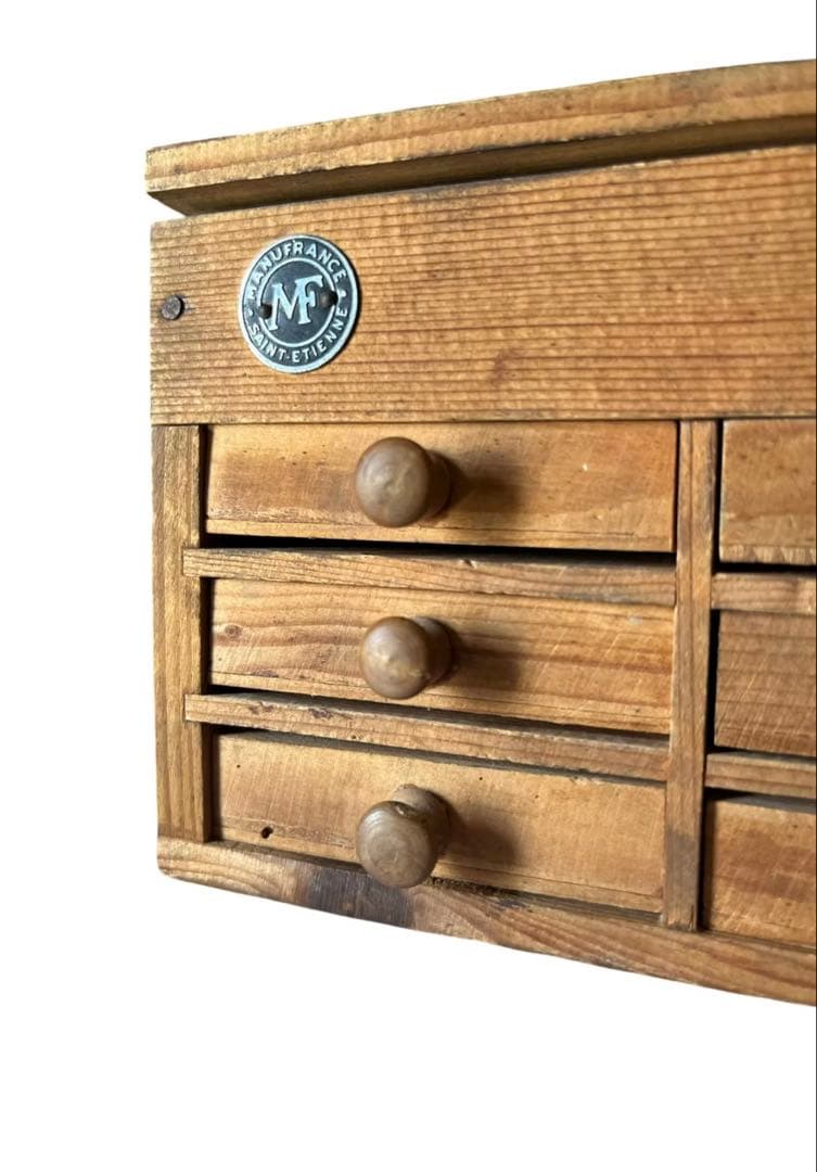 フランスアンティーク　時計職人の木箱