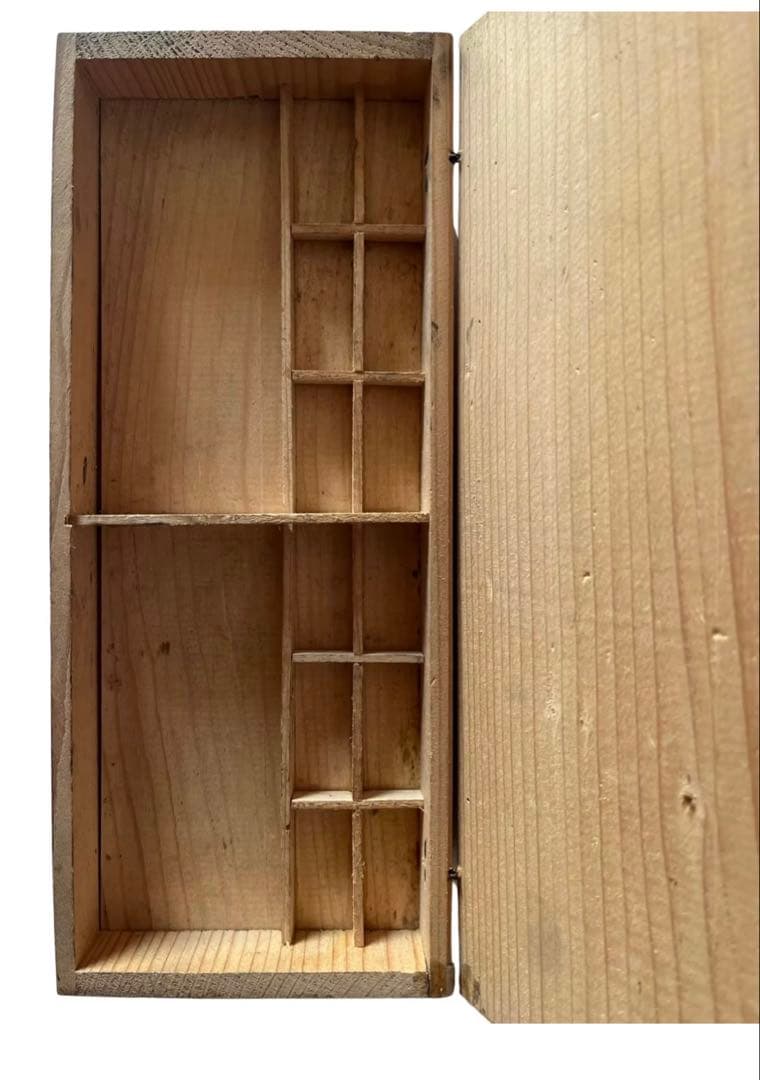 フランスアンティーク　時計職人の木箱