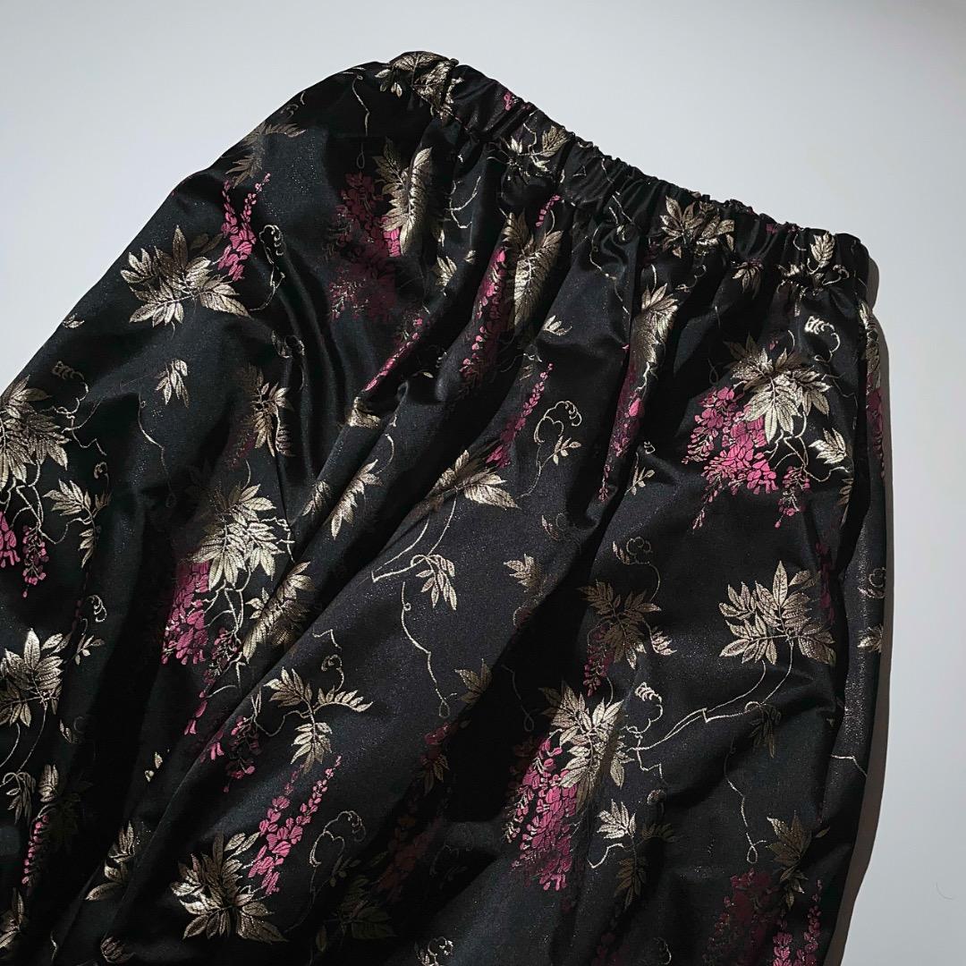 25ss COMME des GARCONS コムコム 刺繍花柄バルーンパンツ