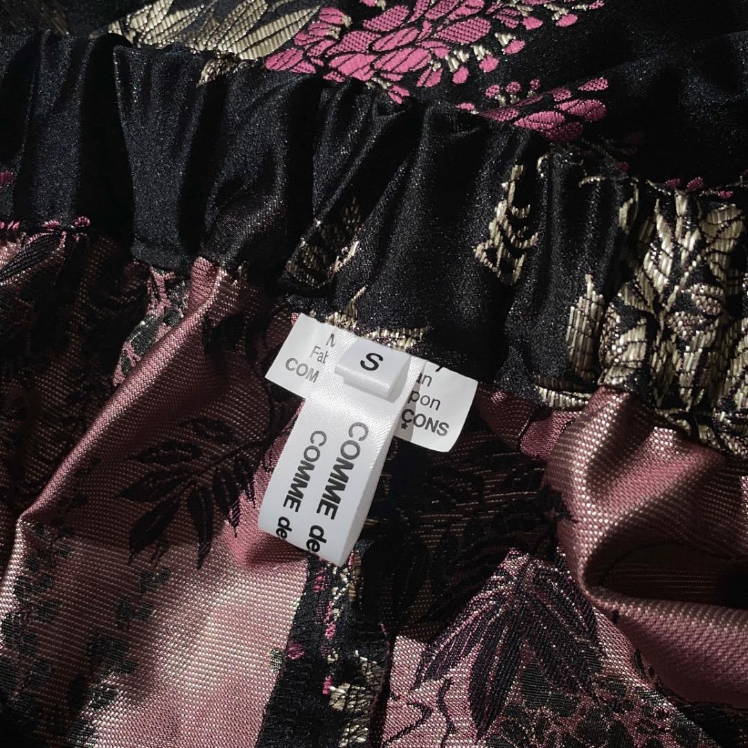 25ss COMME des GARCONS コムコム 刺繍花柄バルーンパンツ