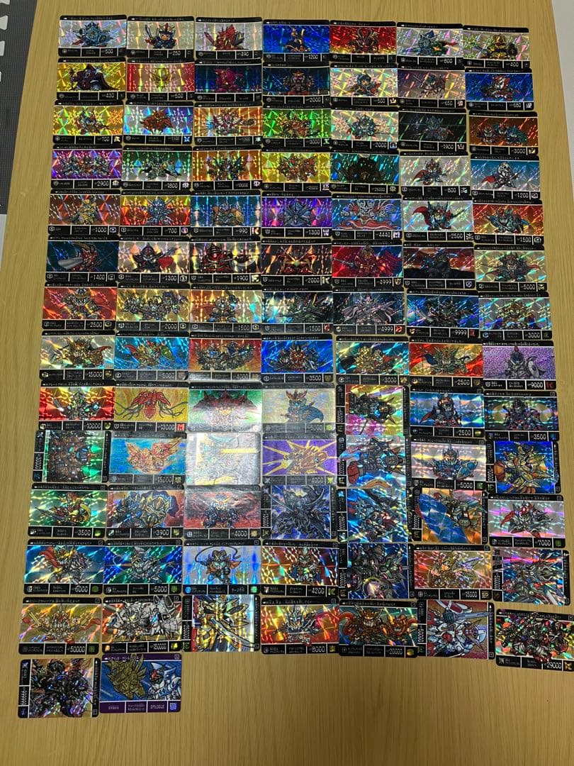 カードダス SDガンダム外伝 154枚まとめ売り　当時物