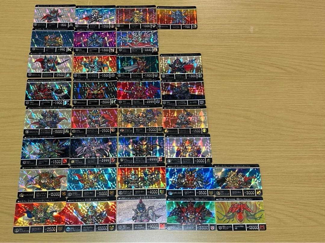 カードダス SDガンダム外伝 154枚まとめ売り　当時物