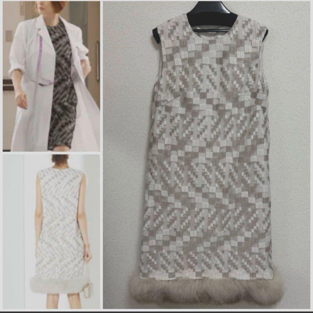 ★グレースクラス★オールシーズン★キカ刺繍ワンピース米倉涼子さん