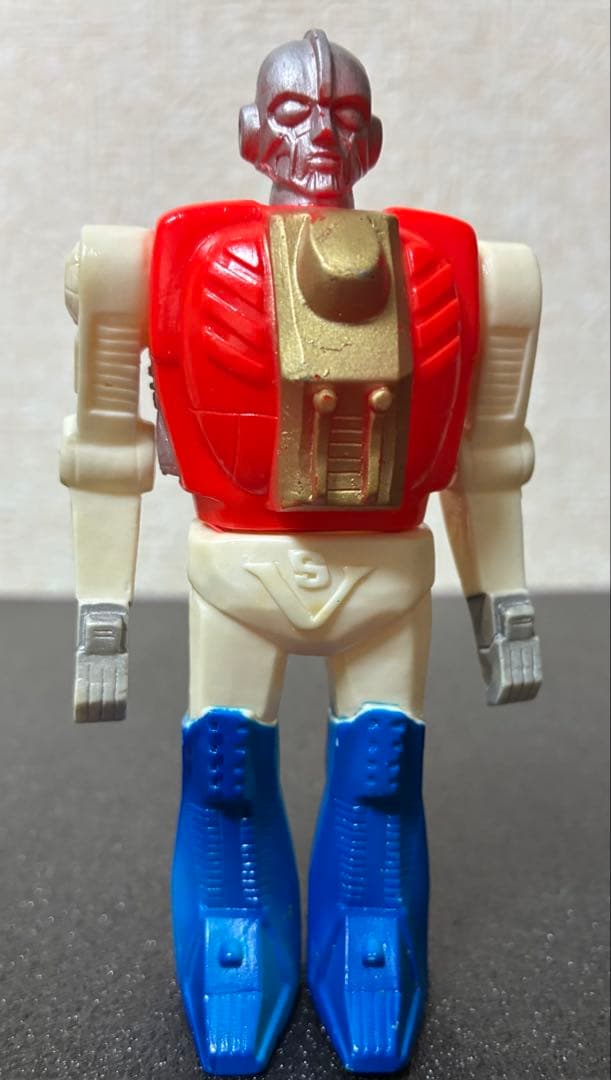 ミクロマン　ロボットマン　当時物　ソフビ　大里玩具