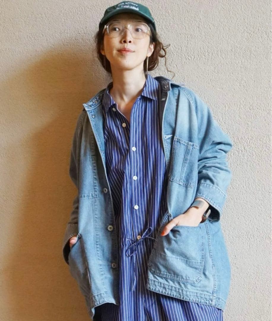 ジャーナルスタンダードラックス 10ozデニムカバーオール