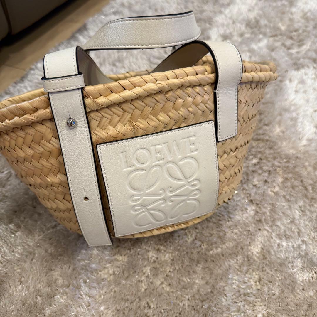 【巾着付き】かごバッグ　ロエベ