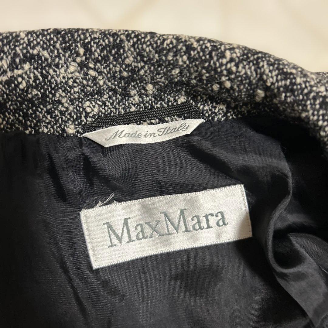 MaxMara テーラードジャケット ブラック・ホワイト
