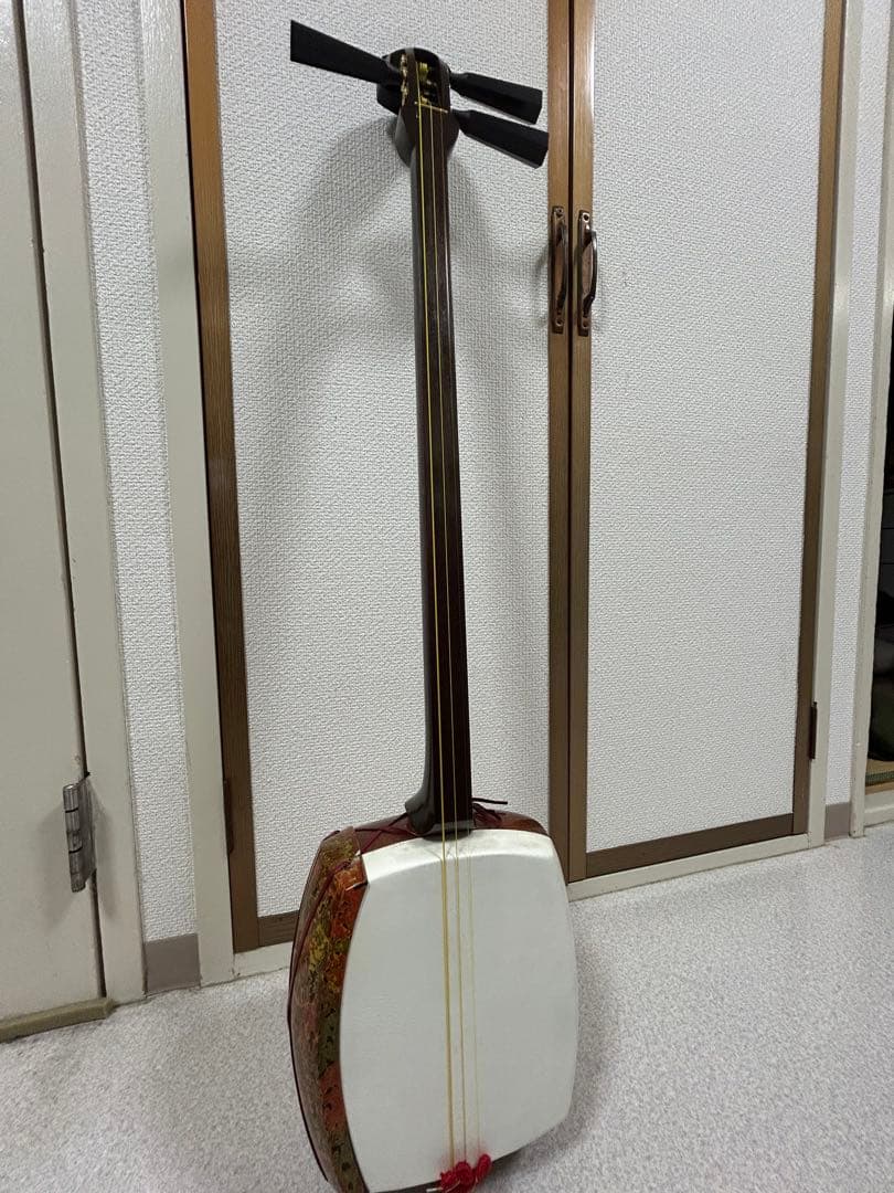 津軽三味線　犬皮