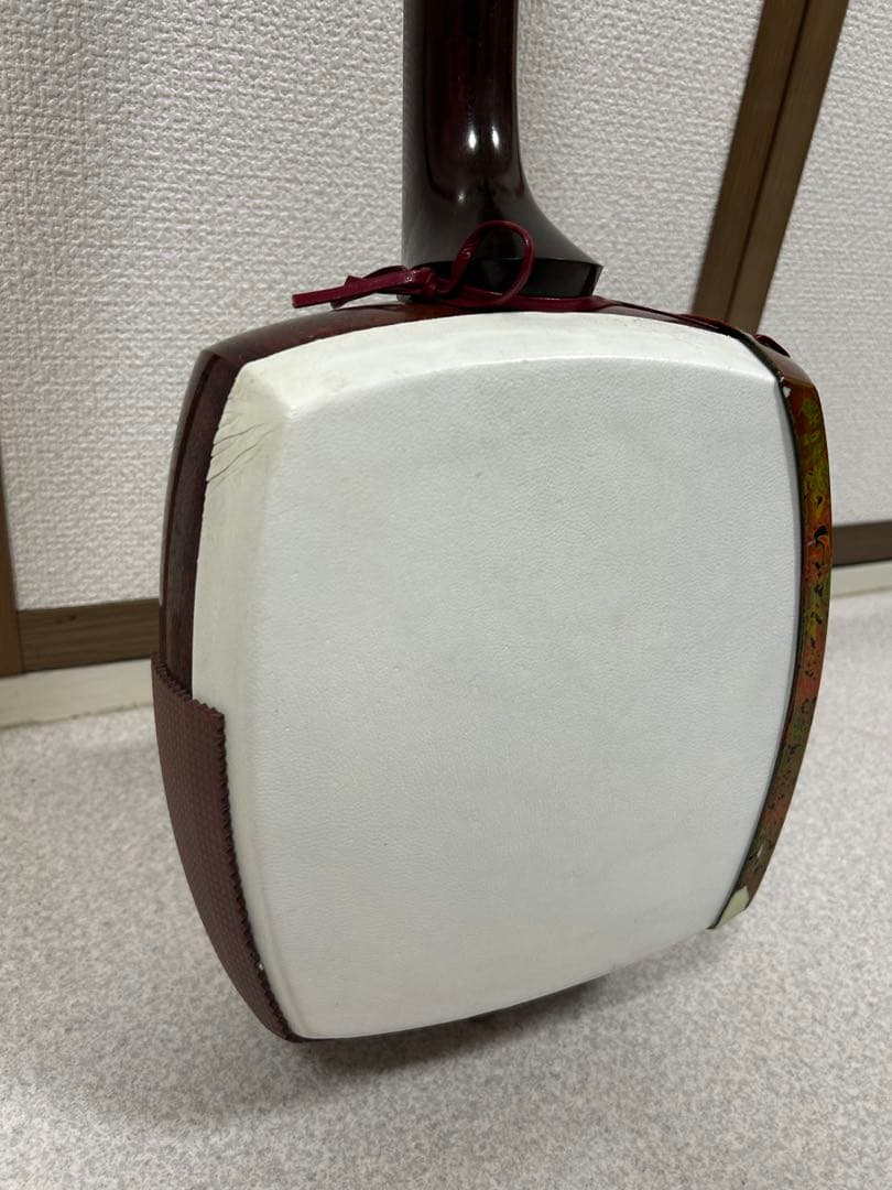 津軽三味線　犬皮