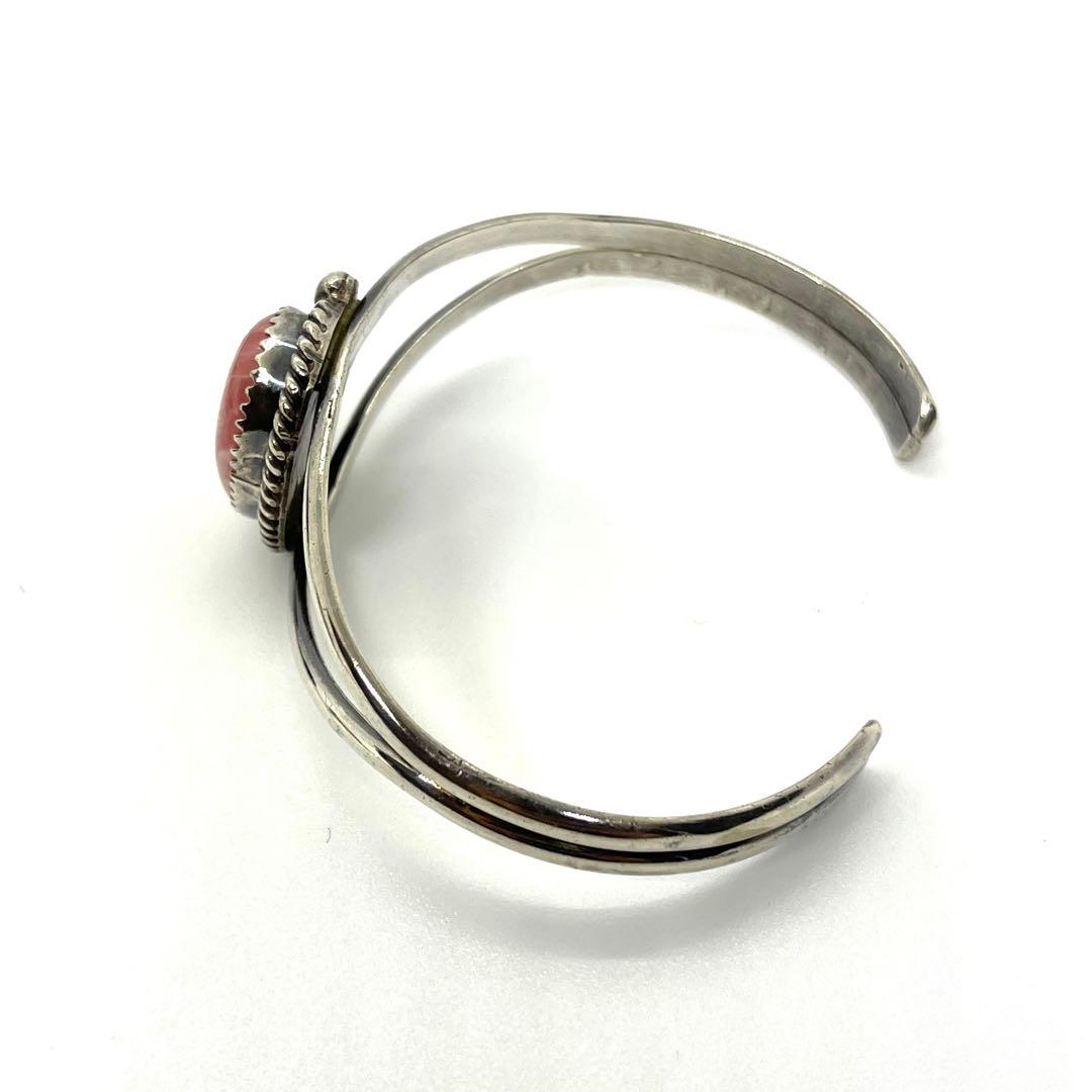 ●NAVAJO・ナバホ族●シルバーバングル・ブレスレット●インカローズ