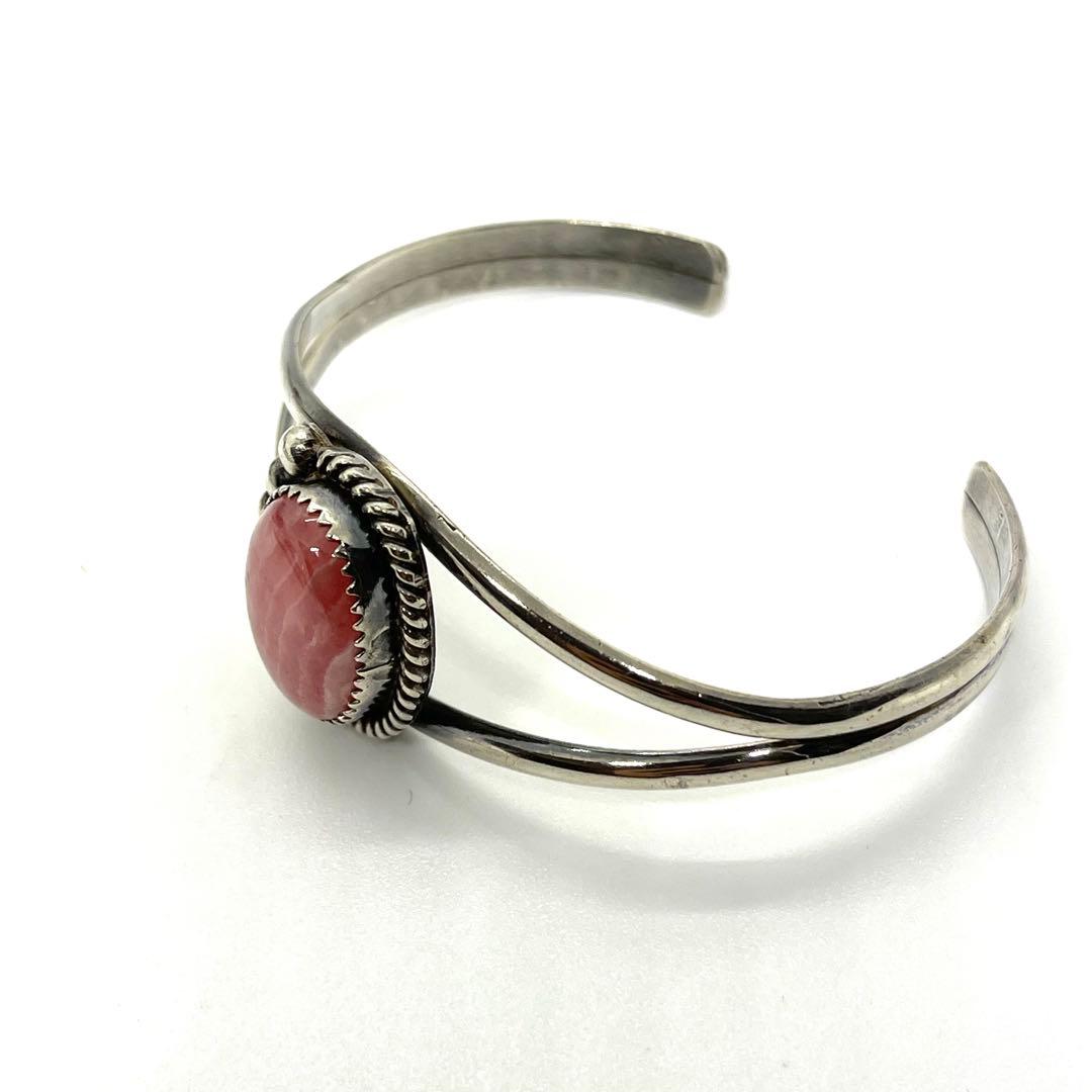 ●NAVAJO・ナバホ族●シルバーバングル・ブレスレット●インカローズ