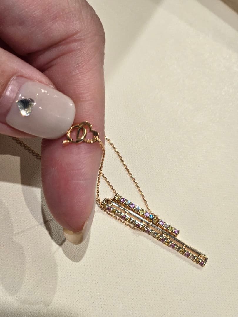 Ponte Vecchio K18PG ネックレス 40cm