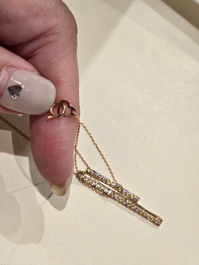 Ponte Vecchio K18PG ネックレス 40cm