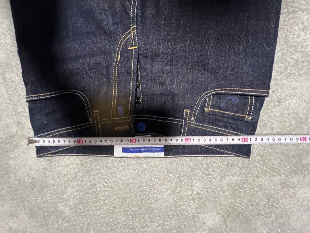 JACOB COHEN ダークブルー ストレートデニム